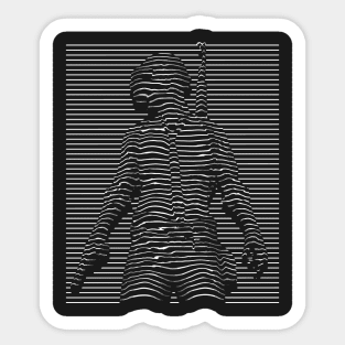 Player Unknown's Pleasures Sticker